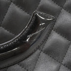 Black Fabric Chanel Shoulder Bag