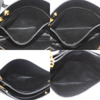Black Fabric Chanel Bucket Bag