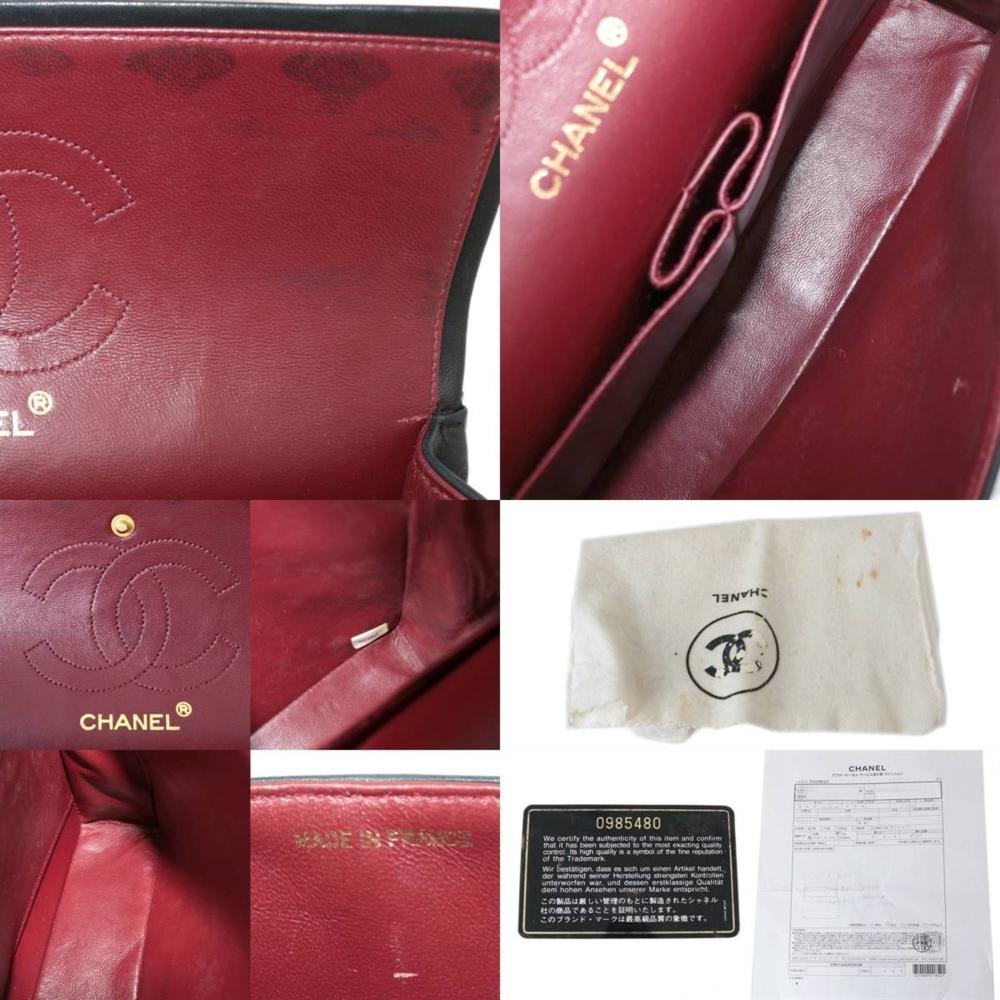 Black Fabric Chanel Flap Bag