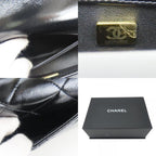 Black Fabric Chanel Flap Bag