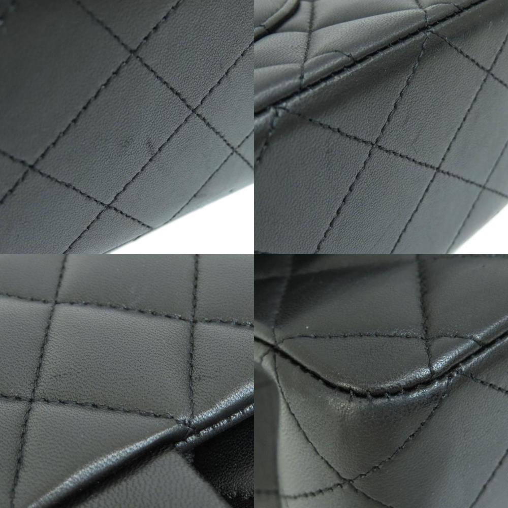 Black Fabric Chanel Shoulder Bag