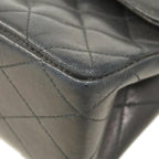 Black Fabric Chanel Flap Bag