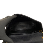 Black Fabric Chanel Shoulder Bag