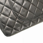 Black Fabric Chanel Flap Bag