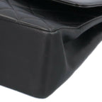 Black Fabric Chanel Shoulder Bag