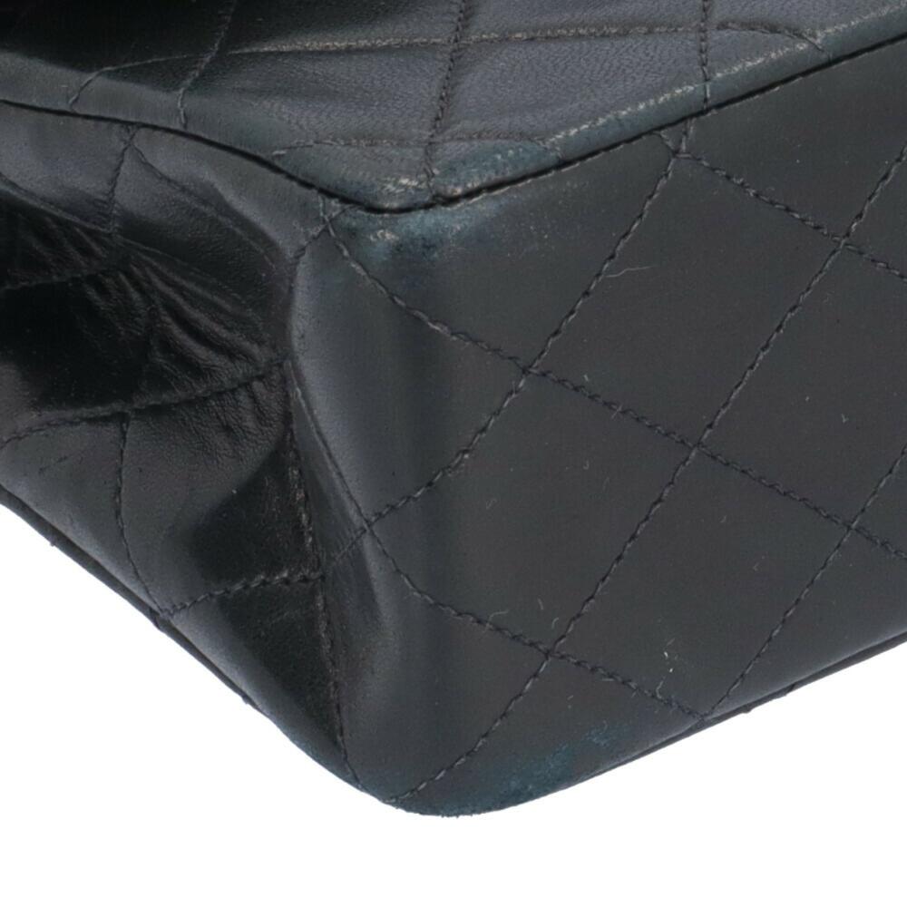 Black Fabric Chanel Flap Bag