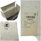 Black Fabric Chanel Flap Bag