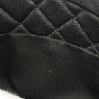 Black Leather Chanel Shoulder Bag