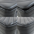 Black Leather Chanel Travel Bag