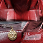 Black Leather Chanel Shoulder Bag