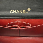 Black Leather Chanel Shoulder Bag