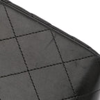 Black Leather Chanel Flap Bag