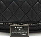 Black Leather Chanel Crossbody Bag
