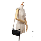 Black Leather Chanel Flap Bag