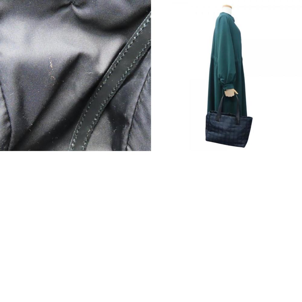 Black Leather Chanel Travel Line