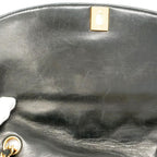 Black Leather Chanel Shoulder Bag
