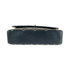 Black Leather Chanel Crossbody Bag