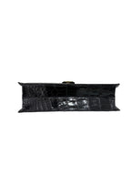 Black Leather Chanel Shoulder Bag