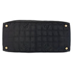 Black Leather Chanel Travel Line