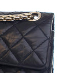 Black Leather Chanel Flap Bag