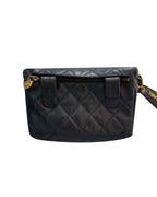 Black Leather Chanel Crossbody Bag
