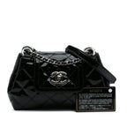 Black Leather Chanel Flap Bag