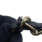 Black Leather Chanel Shoulder Bag