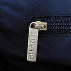 Black Leather Chanel Travel Line