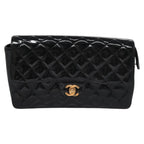 Black Leather Chanel Backpack