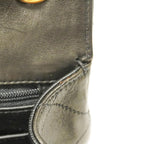 Black Leather Chanel Shoulder Bag