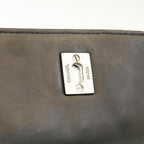 Black Leather Chanel Shoulder Bag