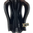 Black Leather Chanel Shoulder Bag