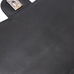 Black Leather Chanel Flap Bag