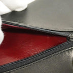 Black Leather Chanel Flap Bag