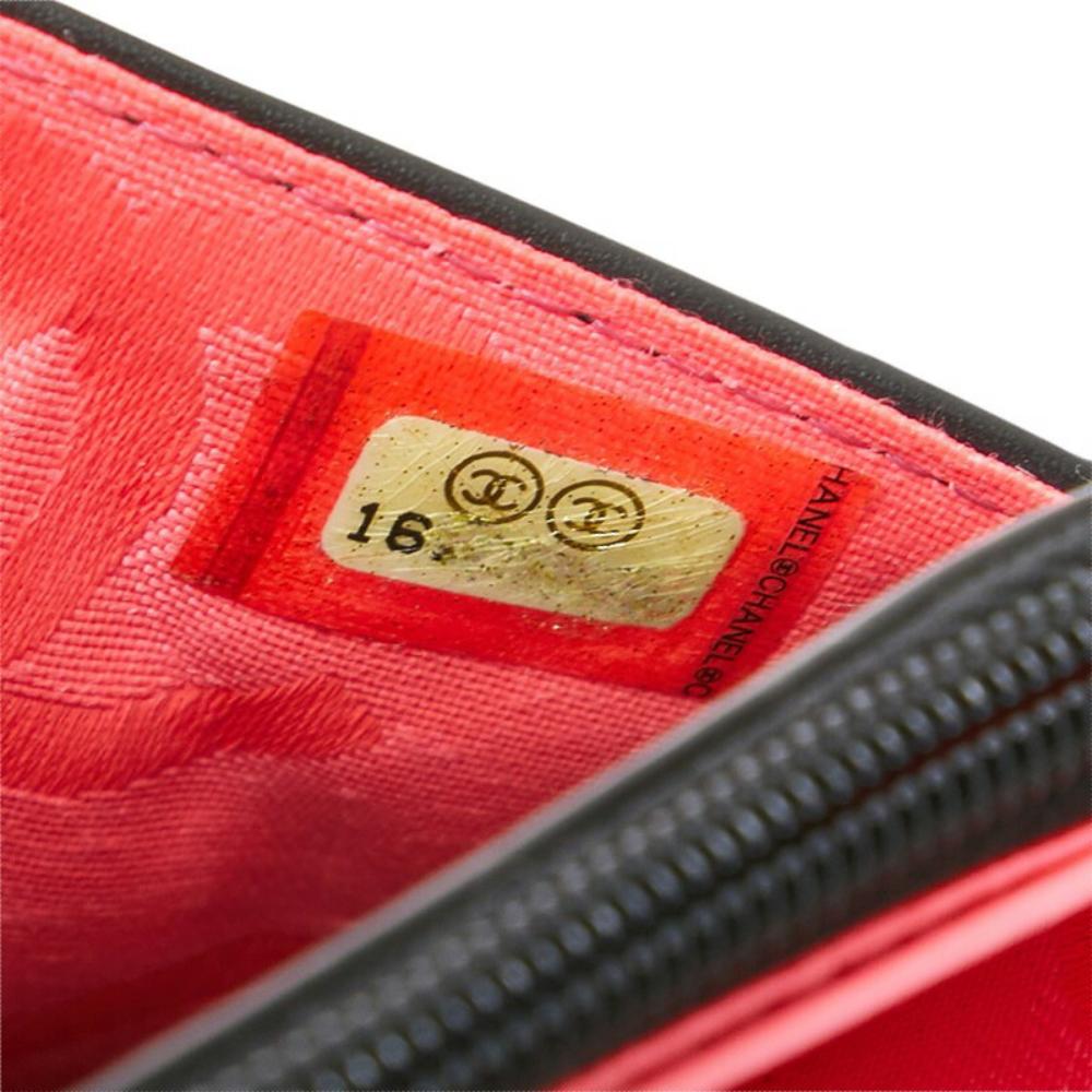 Black Leather Chanel Crossbody Bag