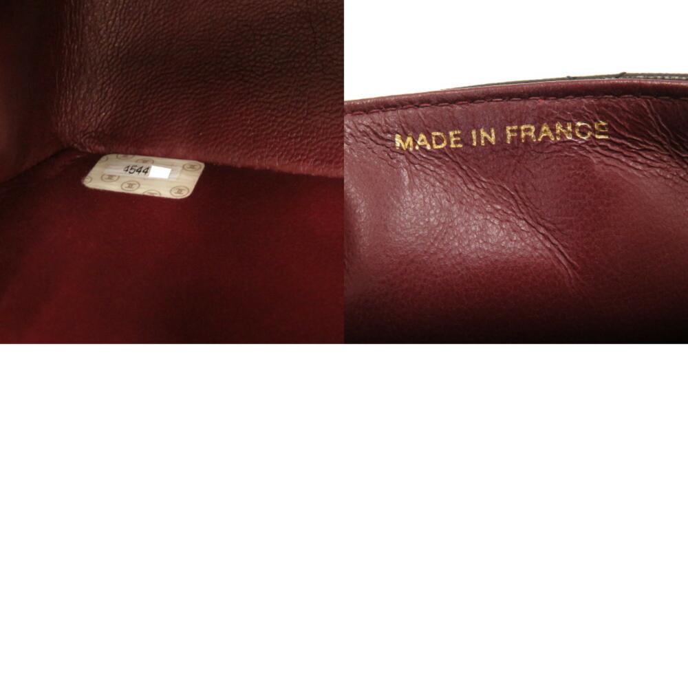 Black Leather Chanel Shoulder Bag