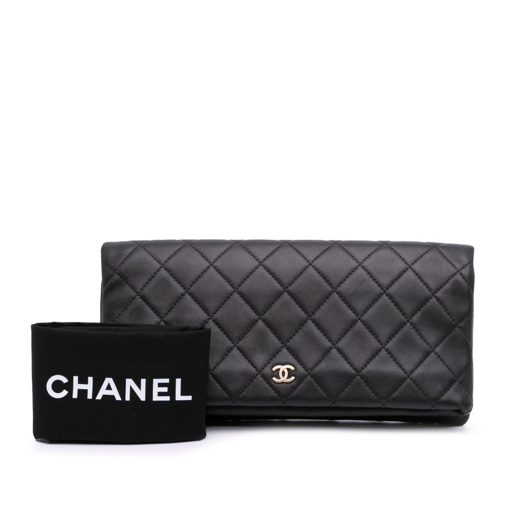 Black Leather Chanel Flap Bag