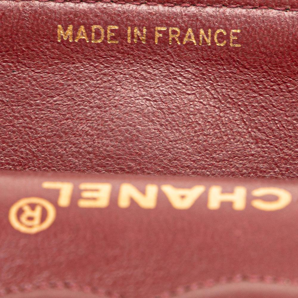 Black Leather Chanel Flap Bag