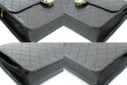 Black Leather Chanel Crossbody Bag