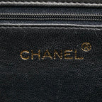 Black Leather Chanel Crossbody Bag