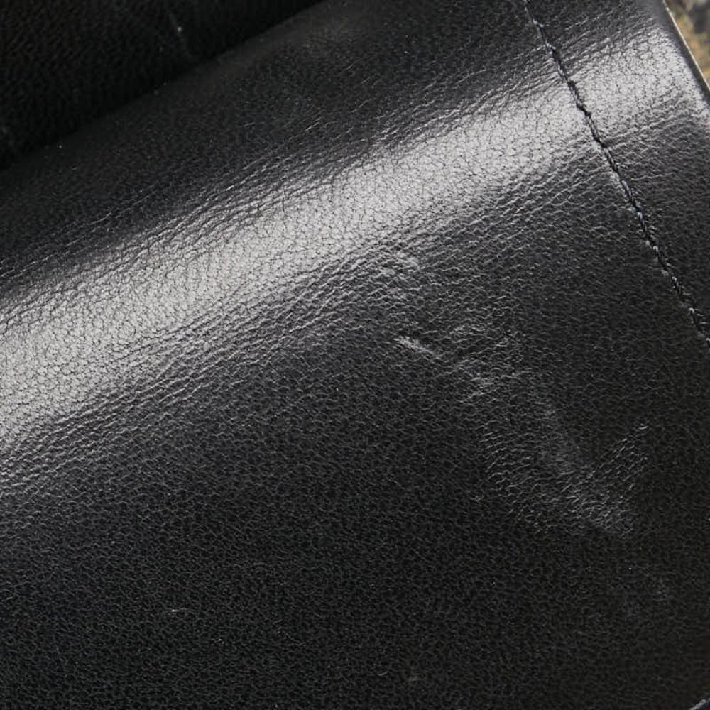 Black Leather Chanel Flap Bag