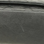 Black Leather Chanel Shoulder Bag
