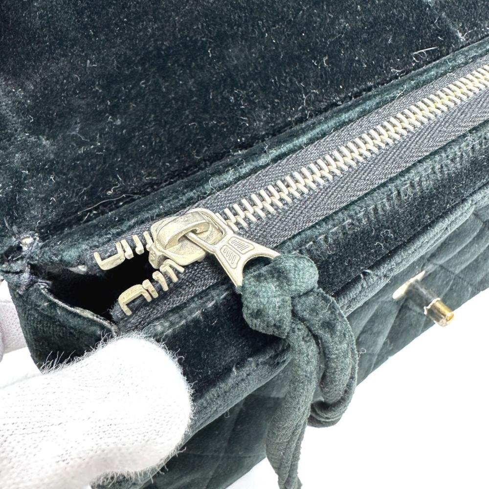 Black Leather Chanel Shoulder Bag