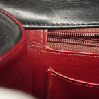 Black Leather Chanel Crossbody Bag