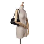 Black Leather Chanel Flap Bag