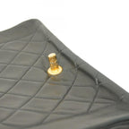 Black Leather Chanel Shoulder Bag