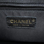 Black Leather Chanel Shoulder Bag