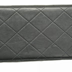Black Leather Chanel Shoulder Bag