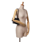 Black Leather Chanel Flap Bag