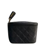 Black Leather Chanel Crossbody Bag